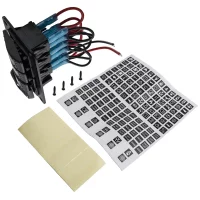 4-Gang Toggle Rocker Switch Panel w/ USB Red LED for Car Boat Marine RV Truck 4-Gang Toggle Rocker Switch Panel w/ USB Red LED for Car Boat Marine RV Truck