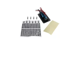 4-Gang Toggle Rocker Switch Panel w/ USB Red LED for Car Boat Marine RV Truck 4-Gang Toggle Rocker Switch Panel w/ USB Red LED for Car Boat Marine RV Truck