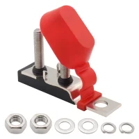 2 Way Fuse Holder 30A-500A Dual Terminal Fuse Block Two Stud Fuse Holder Marine Rated Compact Fuse Holder for Boats Car