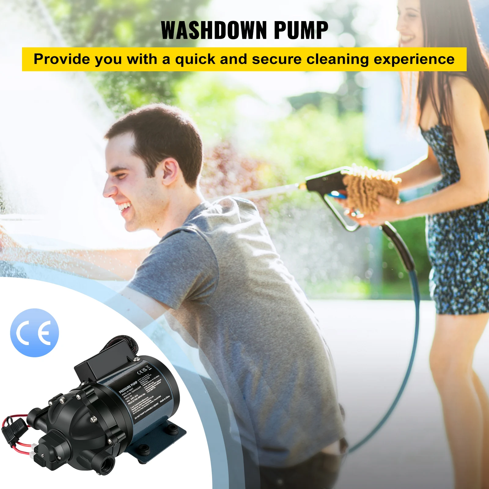Sb555230521f847948e6081f12600b6c1q.webp SucceBuy Washdown Pump 12V RV Water Pump 7 GPM 60 PSI Max. 10FT Lift Self Priming for Marine Deck, Yacht, Caravan Motorhome Boat