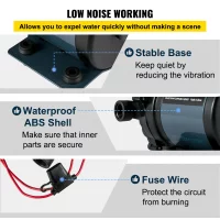 SucceBuy Washdown Pump 12V RV Water Pump 7 GPM 60 PSI Max. 10FT Lift Self Priming for Marine Deck, Yacht, Caravan Motorhome Boat SucceBuy Washdown Pump 12V RV Water Pump 7 GPM 60 PSI Max. 10FT Lift Self Priming for Marine Deck, Yacht, Caravan Motorhome Boat