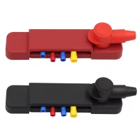 2Pcs Busbar Terminal Block with Cover 48V 180A Marine Bus Bar 12 Terminal Positive Negative Bus Bar for Truck Boat Car Camper RV