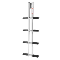 4 Steps Boat Telescopic Ladder Stainless Steel for Boats, Yachts, Swimming Pools, etc