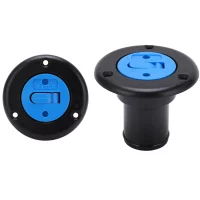 Boat Water Filler Yacht Fittings ABS Deck Water Filler Cap Fill Hatch Inlet for Marine Boat Yacht RVABS Black