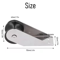 Bow Anchor Roller 316 Stainless Steel Waterproof WearResistant for Yacht Fishing Boat