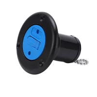 Boat Water Filler Yacht Fittings ABS Deck Water Filler Cap Fill Hatch Inlet for Marine Boat Yacht RVABS Black