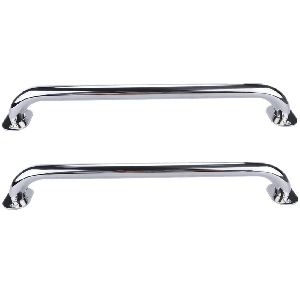 S84907109036e4a98841073193acd999aS.webp Boat Accessories Marine 2 Pieces Stainless Steel 16" Grab Handle Handrail Polished Boat / RV / Bath