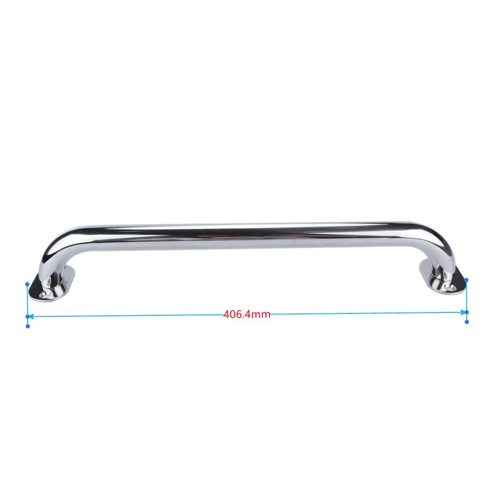 Sa2d1f058923644a8bb3d25620548cc2ds.webp Boat Accessories Marine 2 Pieces Stainless Steel 16" Grab Handle Handrail Polished Boat / RV / Bath