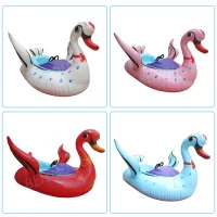 Portable Plastic Boat Inflatable Pool Game Bumper Boat With Battery Boat