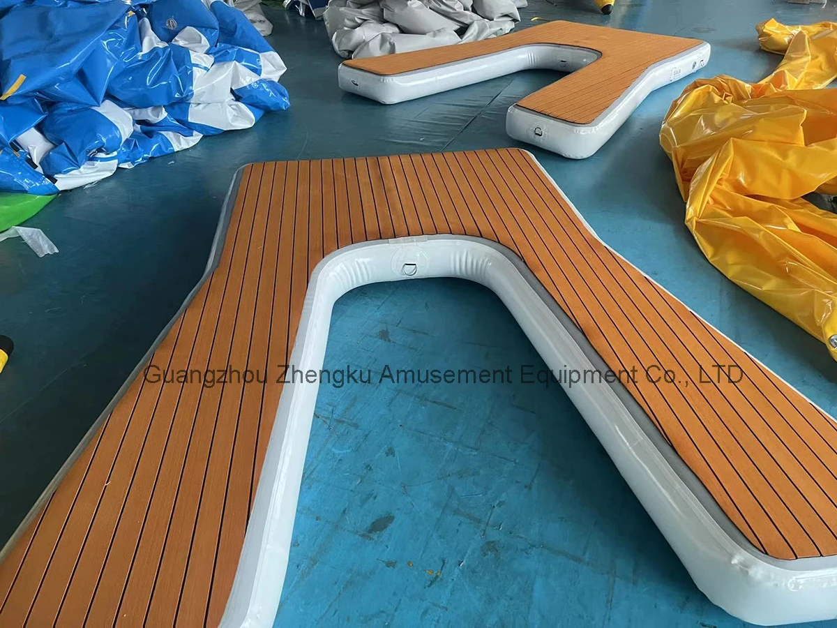 S4533dce025984278a5893123e99b5234P-1.webp Ocean Jet Ski Dock Floating Inflatable Boat Dock Y Shape Inflatable Floating Platform For Motorboat