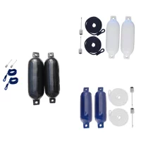 1pc Marine Boat Fenders Impact Resistant PVC Bumpers PVC Boat Fenders Set for Docking & Protecting Yachts & Fishing Boats