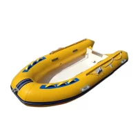 Deep V 16ft Rigid Inflatable 16ft Rib 480 Fiberglass PVC Sport Style Rafting Fishing Boat Lake Outboard Motor Included