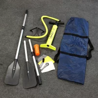 Inflatable Catamaran 3.3m (10'8) Fishing Boat With Motor Engine For Pulling Casualties From The Water In Rescue Situations Inflatable Catamaran 3.3m (10'8) Fishing Boat With Motor Engine For Pulling Casualties From The Water In Rescue Situations