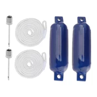 1pc Marine Boat Fenders Impact Resistant PVC Bumpers PVC Boat Fenders Set for Docking & Protecting Yachts & Fishing Boats