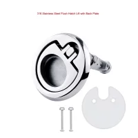 Stainless Steel 316 Marine Deck Latch Turning Lock Lift Handle Flush Mount Cam Latch Flush Pull Hatch Boat Accessories Stainless Steel 316 Marine Deck Latch Turning Lock Lift Handle Flush Mount Cam Latch Flush Pull Hatch Boat Accessories