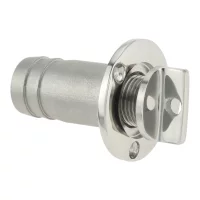 1" Marine 316 Stainless Steel Boats Garboard drainer with removable plug and Screws for Kayak Yacht Caravan vent joint Hardware