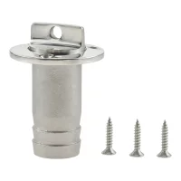 1" Marine 316 Stainless Steel Boats Garboard drainer with removable plug and Screws for Kayak Yacht Caravan vent joint Hardware