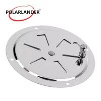 1 Piece Boat Air Vent 4 Inch Stainless Steel Louvered Ventilator Cover For Marine Yacht RV Caravan BBQ Smoker