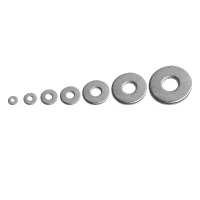 50/100Pcs Stainless Steel Sealing Flat Washers M3 M4 M5 M6  Sealing Gaskets for Plumbing Automotive