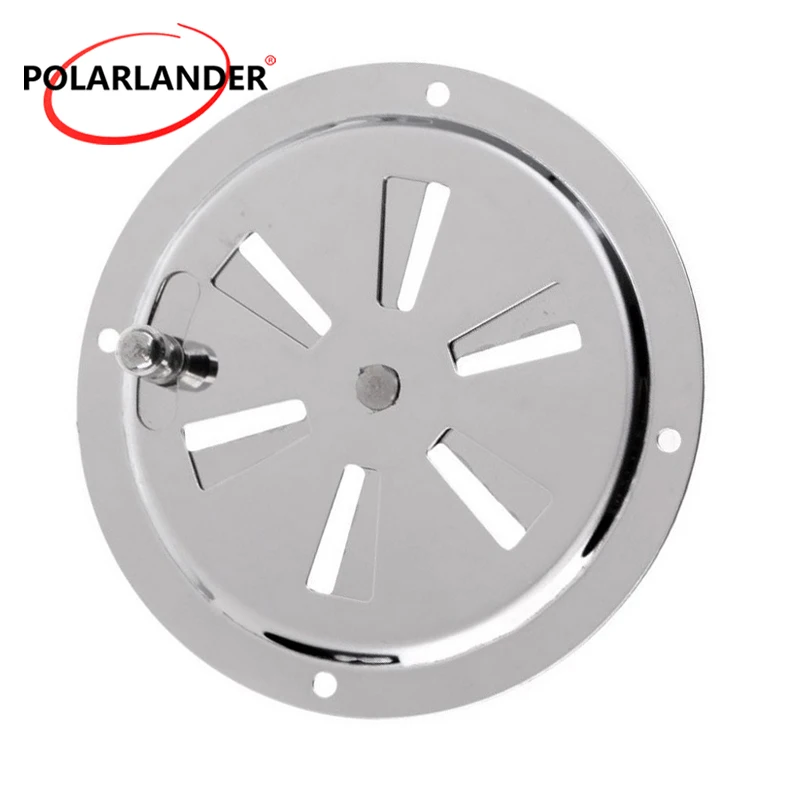 S0359e972a3814eaa90004e23c016d28fY.webp 1 Piece Boat Air Vent 4 Inch Stainless Steel Louvered Ventilator Cover For Marine Yacht RV Caravan BBQ Smoker
