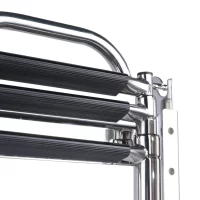 Boat Accessories Marine 3 Step Under Platform Boat Ladder Stainless Steel Boarding Telescoping Ladder With The Handle