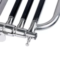 Boat Accessories Marine 3 Step Under Platform Boat Ladder Stainless Steel Boarding Telescoping Ladder With The Handle