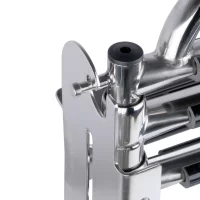 Boat Accessories Marine 3 Step Under Platform Boat Ladder Stainless Steel Boarding Telescoping Ladder With The Handle