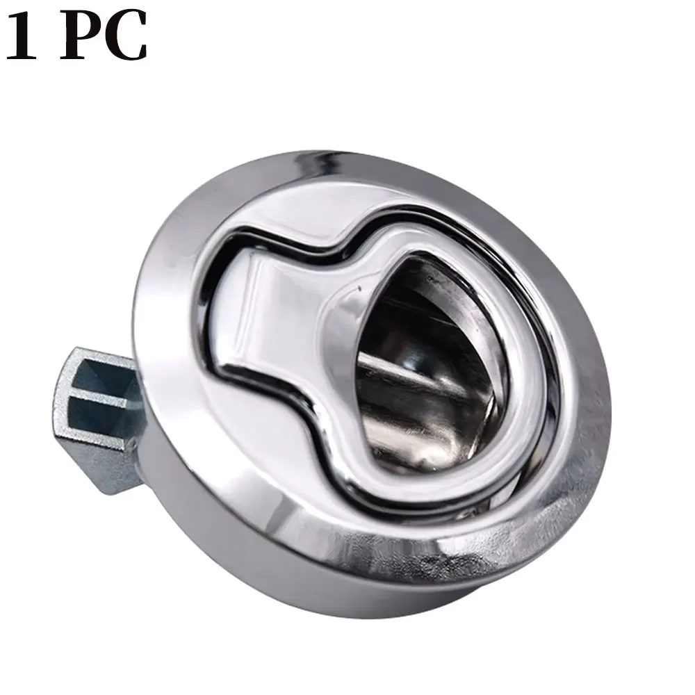 S74dbb69eaa284c29aded9251d33ea6ecx.webp Round Non-locking Boat Marine Deck Latch Stainless Steel Boat Flush Pull Hatch Slam Latch for RV Yacht Marine