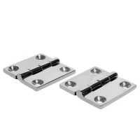 38/40/50mm Stainless Steel Butt Hinge Solid Cast with 4 Holes Boat Hinges Heavy Duty Mirror Polish Hatch Cabinet Door Hinge