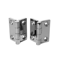 38/40/50mm Stainless Steel Butt Hinge Solid Cast with 4 Holes Boat Hinges Heavy Duty Mirror Polish Hatch Cabinet Door Hinge
