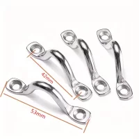 4/6/8Pcs Stainless Steel Wire Eye Strap Boat Marine Tie Down Fender Hook Canopy For RV Engines Accessories