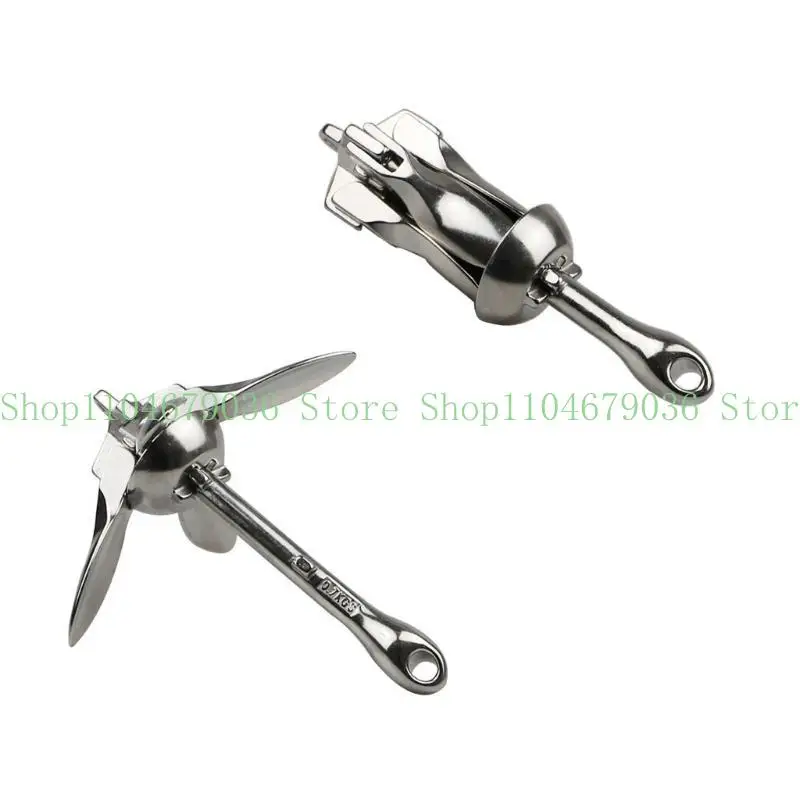 S69ee262ceade45eba52e0af8fe7899283.webp 652F Reliable Marine Accessory Stainless Steel Build Foldable Grapnel Pratical Boats Docking Gear Simple Install for Boats