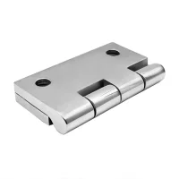 38/40/50mm Stainless Steel Butt Hinge Solid Cast Mirror Polish Square Casting Hinge Durable Heavy Duty Boat Hinges