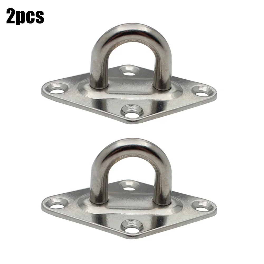 S9f7d45a28c1d4fba99445b6d06dcc19a3.webp High Reliability Stable Characteristics 316 Grade Stainless Steel Eyeplate Accessories Eye Plate Marine