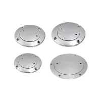 4" Stainless Steel Deck Plate High Mirror Polished Boat Access Hatch Cover Marine Hardware Boat Hatch Inspection Deck Plate