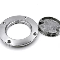 4" Stainless Steel Deck Plate High Mirror Polished Boat Access Hatch Cover Marine Hardware Boat Hatch Inspection Deck Plate