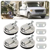 Marine Hatch Locking Locker Boat Embedded Flush Pull Hatch Slam Latch Stainless Steel Latch Latch 1.5 Inch 1Pc 2Pcs