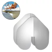 2x Boat Keel Guard Stainless Steel Wear Resistant Scratch Resistant with Sticky