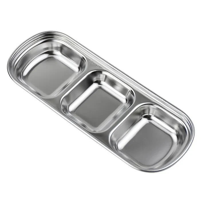 Sc3c7f316c05f4a89bad2bf3fa32be6a7c.webp 304 Stainless Steel 3-compartment Dip Tray Seasoning Sauce Seasoning Tray BBQ Restaurant Cutlery