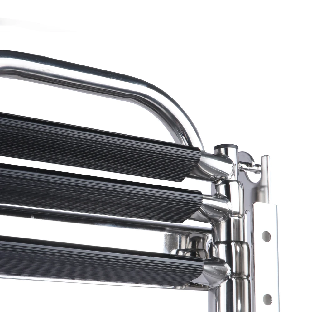 Sab06ecd952d94156890d54513955d56fJ.webp Boat Accessories Marine 4 Step Under Platform Boat Ladder Stainless Steel Boarding Telescoping Ladder With The Handle