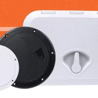 270*375mm BOAT DECK HATCH & LID WHITE - Boat/Marine/Caravan/RV/Storage Stainless Steel