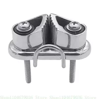 Boat Hardware Boat Cleats for 3‑15mm Ropes Stainless Cleat Leading Rings Fairlead Boat Pilates Equipment