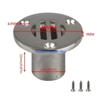 A70F Boat Deck Drain Marine Stainless Steel 316 For Boat Yacht Deck Drainage Hardware Accessories