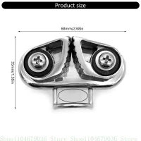 Boat Hardware Boat Cleats for 3‑15mm Ropes Stainless Cleat Leading Rings Fairlead Boat Pilates Equipment