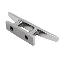 2pcs 316 Stainless Steel 2 Hole Hardware Boat Cleats 5inch Polished Combo Mooring Cleat For Marine Boat yacht