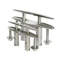 1 Piece Boat Pull Up Deck Cleat 316 Stainless Steel Retractable Heavy Duty Flush Mount Cleat Boat