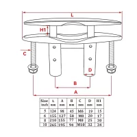 1 Piece Boat Pull Up Deck Cleat 316 Stainless Steel Retractable Heavy Duty Flush Mount Cleat Boat 1 Piece Boat Pull Up Deck Cleat 316 Stainless Steel Retractable Heavy Duty Flush Mount Cleat Boat