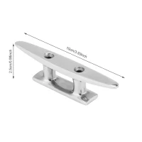 4 Inch Stainless Steel Boat Mooring Dock Deck Rope Cleat for Marine Yacht Stainless Boat Cleat Marine Cleat Boat Mooring Cleat