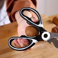 Heavy duty stainless steel kitchen scissors-multifunctional food scissors, pizza and salad Heavy duty stainless steel kitchen scissors-multifunctional food scissors, pizza and salad