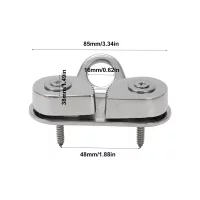 Stainless Steel Cam Cleat Boat Cam Cleats Fairlead Marine Sailing Sailboat Kayak Canoe Dinghy  For Boat 3 to 15mm Rope
